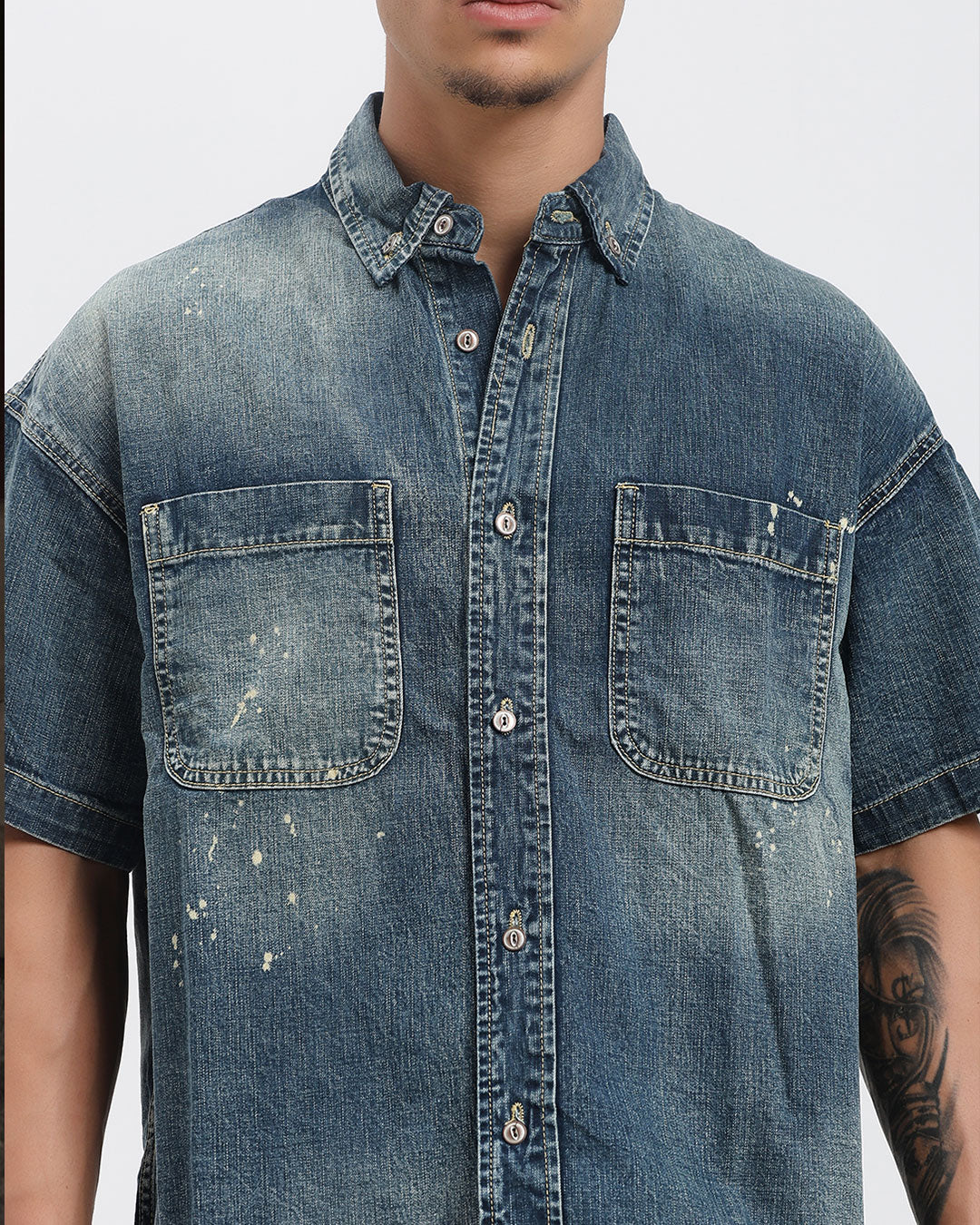 BluTee Unisex Oversized Denim