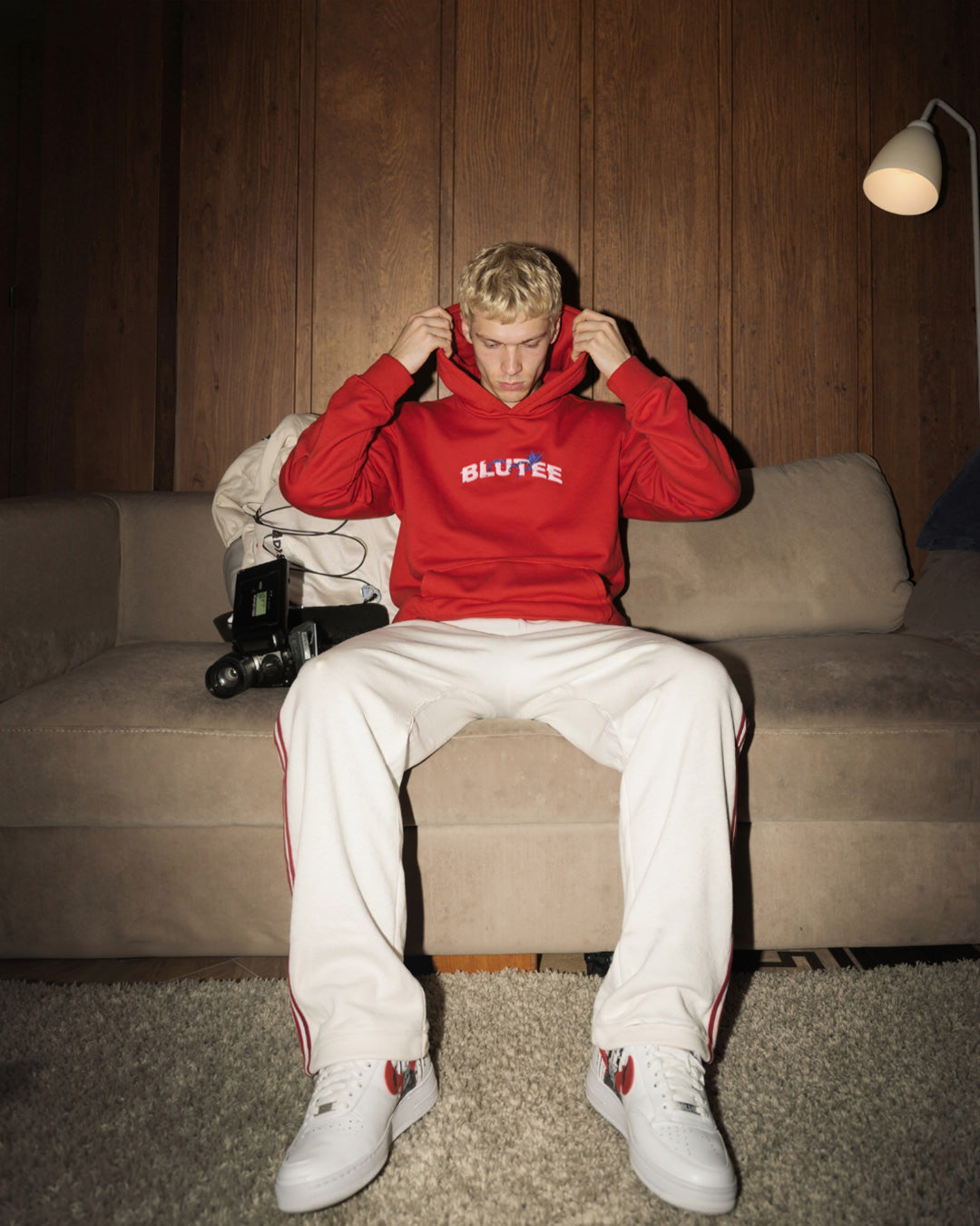Conqueror Red Hoodie